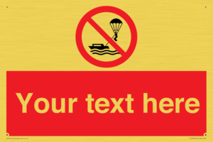 Custom No parasailing